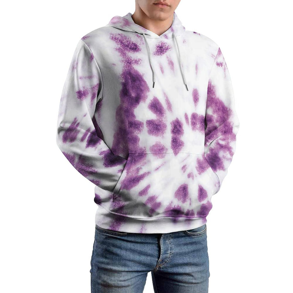 NenntBriy - Double Hat Sweater Purple Tie-dye - Customized with photo&text
