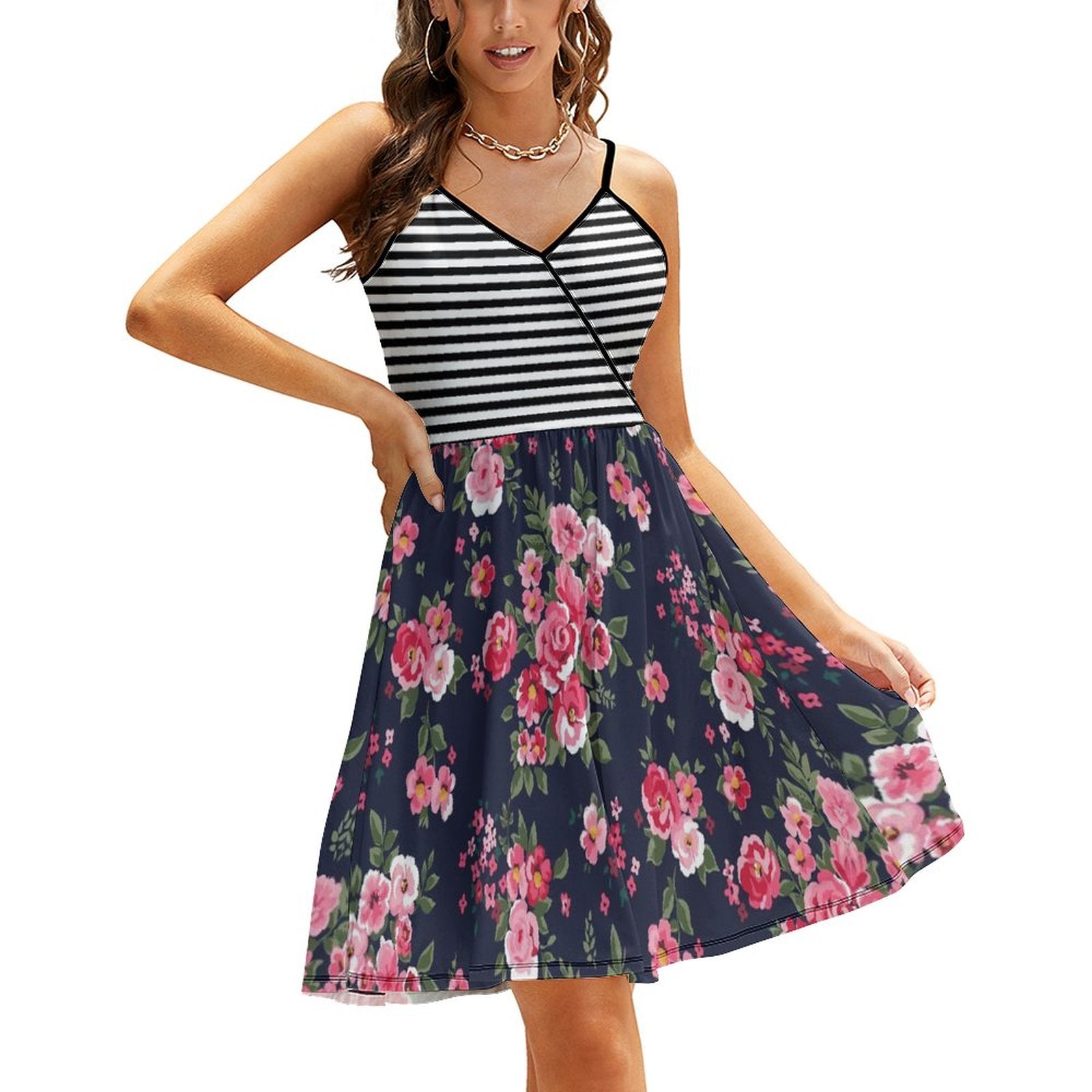 NenntBriy - Women's Sling Dress - Customized with photo&text