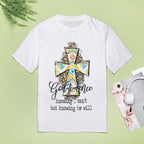 NenntBriy - Full Print T-shirt Tribe Geometry Cross Graphic - Customized with photo&text