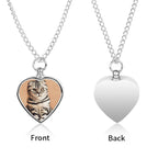 NenntBriy - Pet Urn Necklace Cat, Squat, Pet - Customized with photo&text