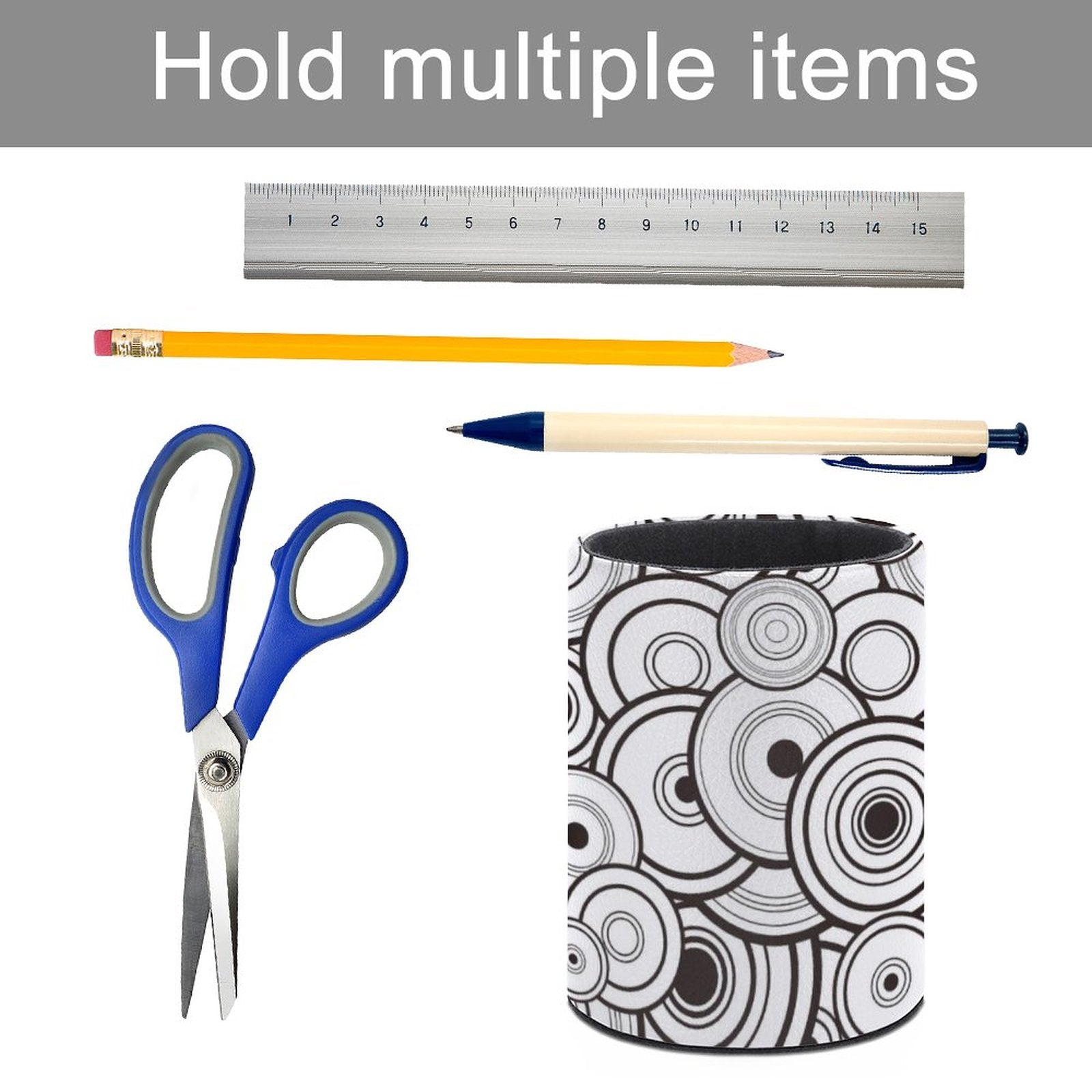 NenntBriy - Pen Holder Circular  - Customized with photo&text