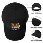 NenntBriy - Baseball Cap Tiger, Retro Pattern - Customized with photo&text