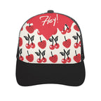 NenntBriy - Baseball Cap Hey, Strawberry, Cherry  - Customized with photo&text