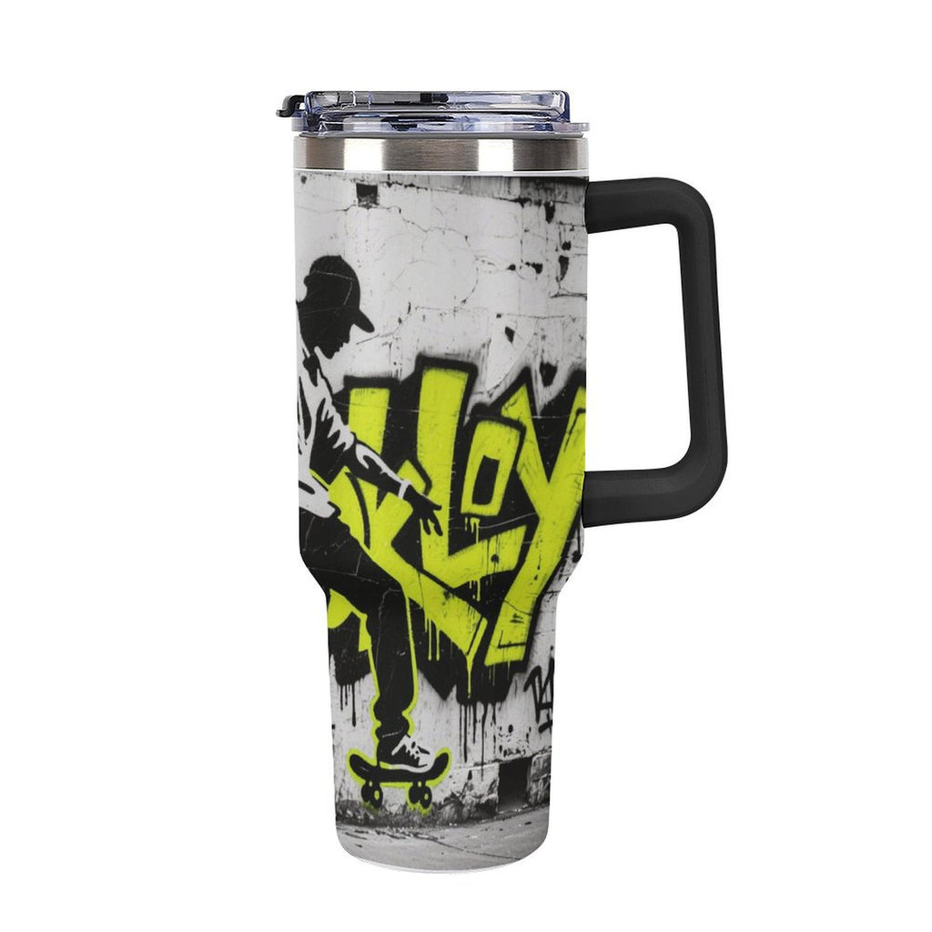 NenntBriy - Large Capacity Car Cup Vintage clip art from the 1980s - Customized with photo&text