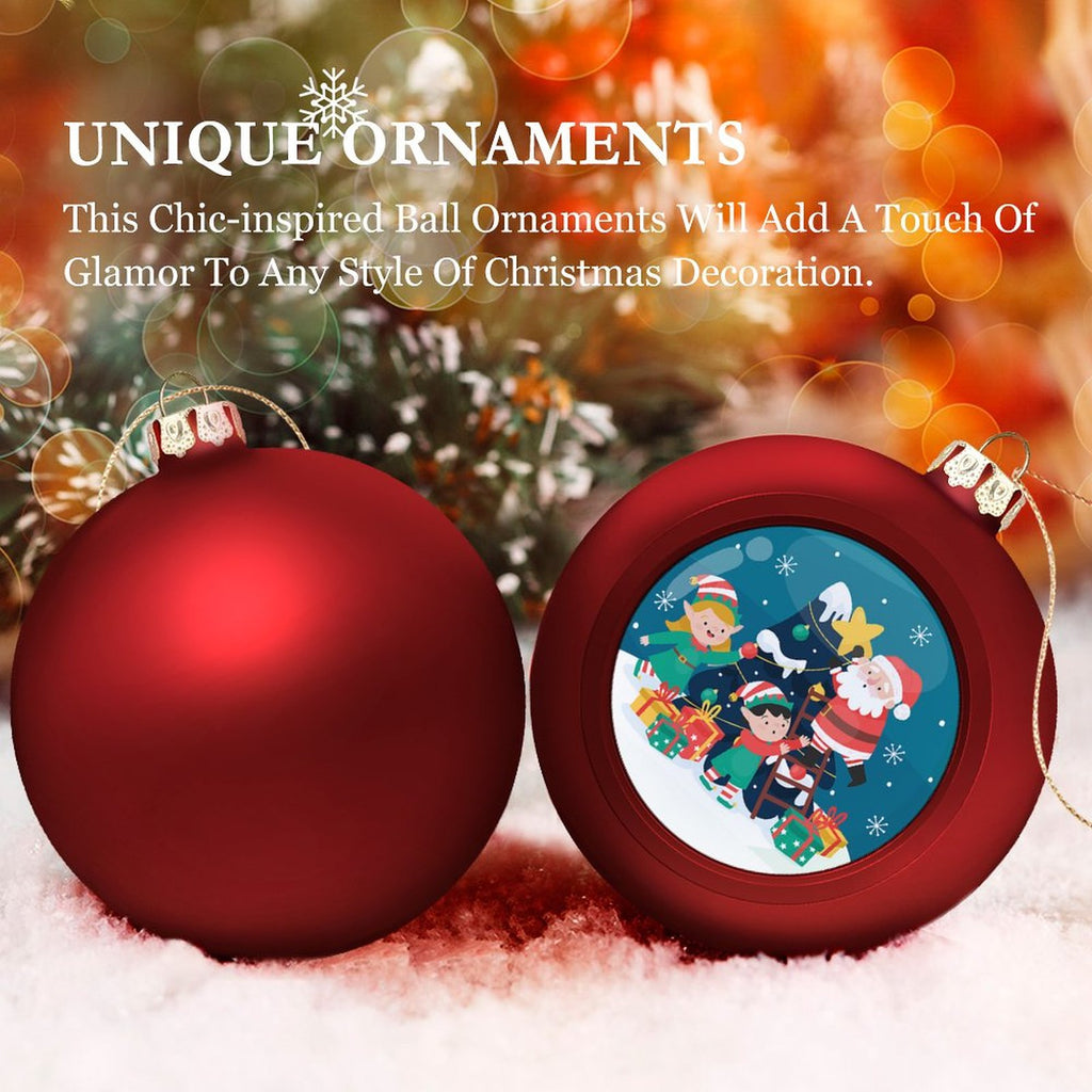 NenntBriy - Christmas Balls 118 (Big)  - Customized with photo&text