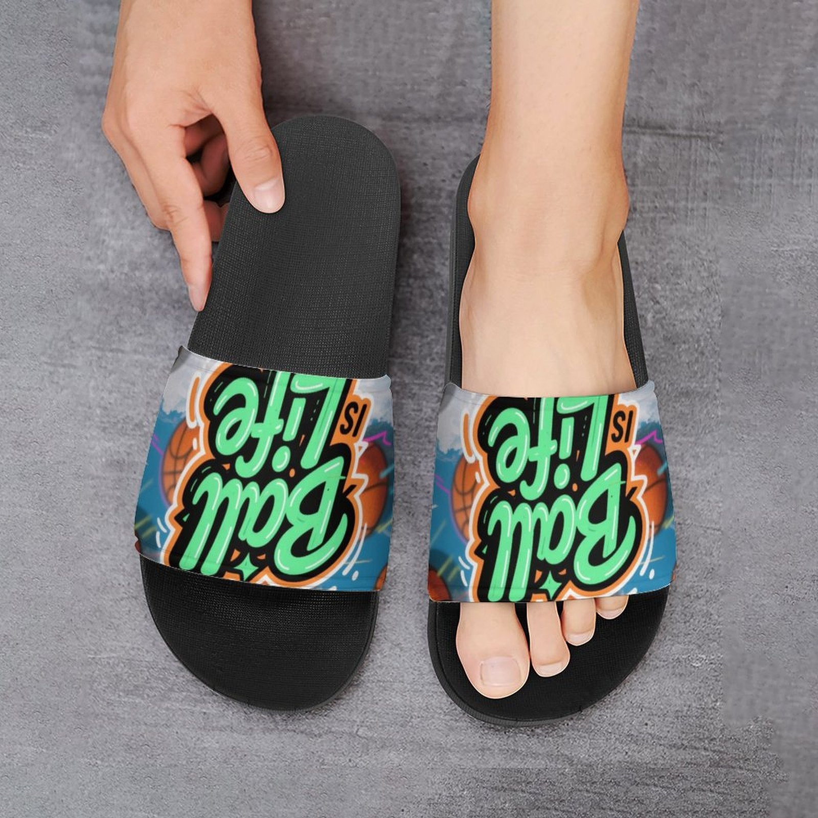 NenntBriy - PVC Home Slippers men's And Women's - Customized with photo&text