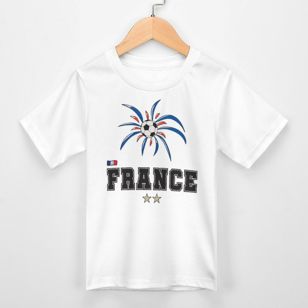 NenntBriy - Children's T-shirt France Soccer  - Customized with photo&text