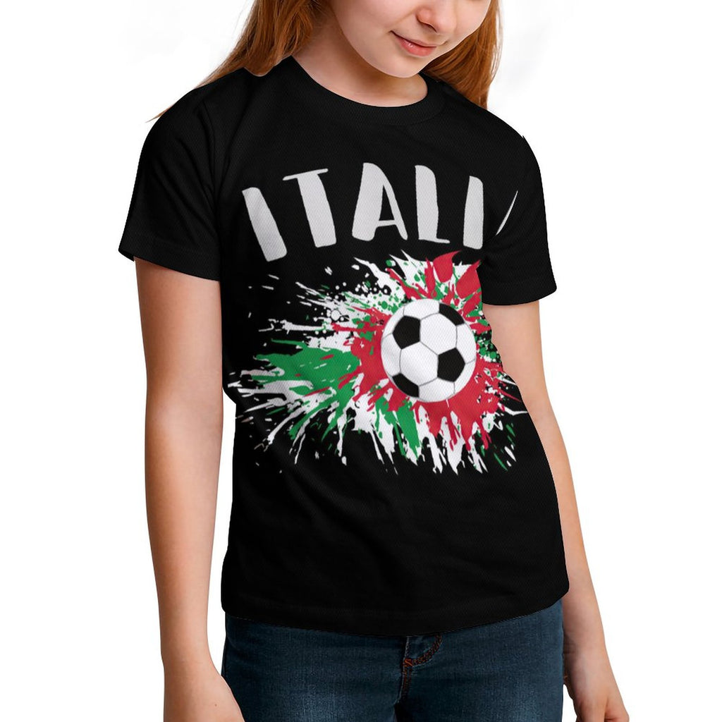 NenntBriy - Children's T-shirt Italia Soccer  - Customized with photo&text