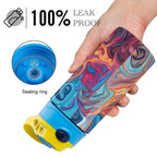 NenntBriy - Children's Water Cup Flowing Sci-fi Liquid Dazzle - Customized with photo&text