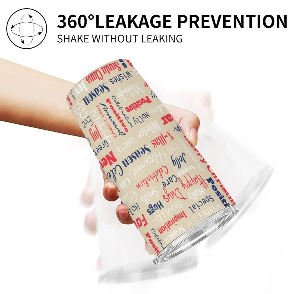 NenntBriy - Full Width Printed Car Cup Retro Design, Newspaper - Customized with photo&text