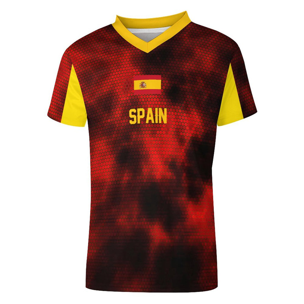 NenntBriy - Football Clothes Spain Flag - Customized with photo&text