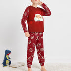 NenntBriy - Children's Pajama Suit Christmas Snow  - Customized with photo&text