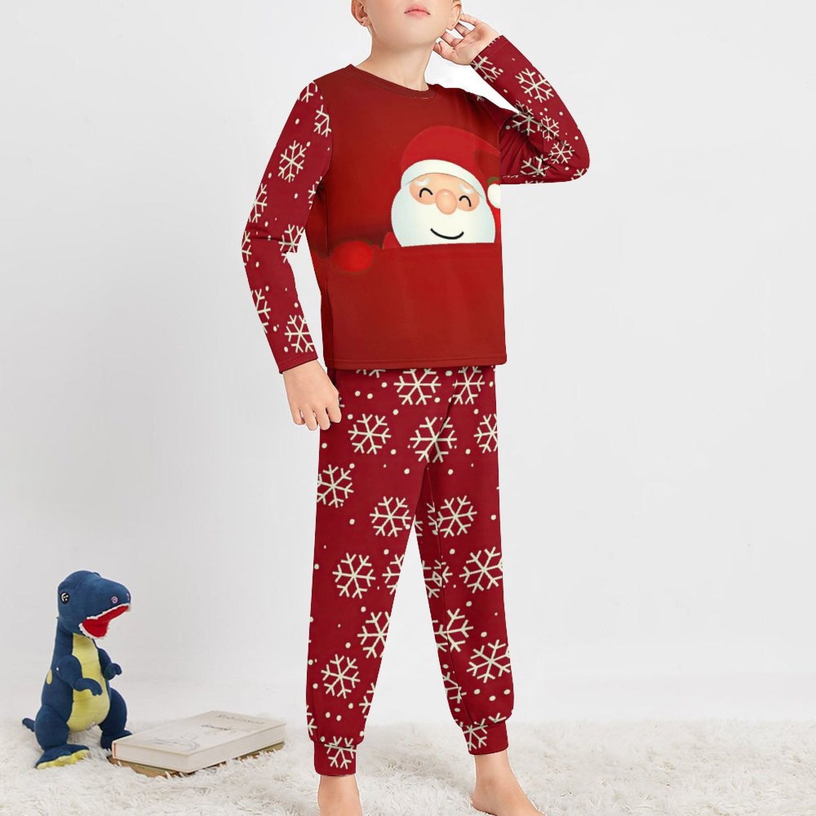 NenntBriy - Children's Pajama Suit Christmas Snow  - Customized with photo&text
