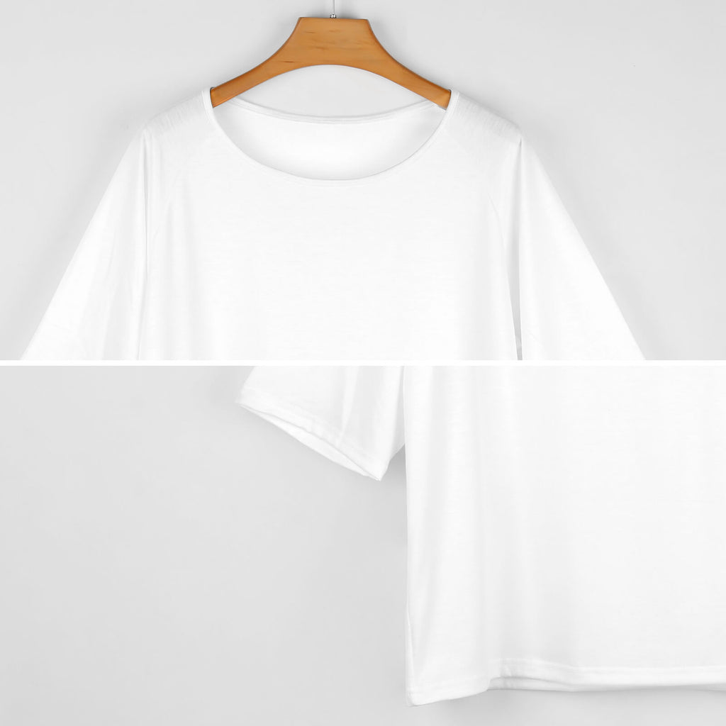 NenntBriy - Mid Sleeve Straight Neck T-shirt Football Mama - Customized with photo&text