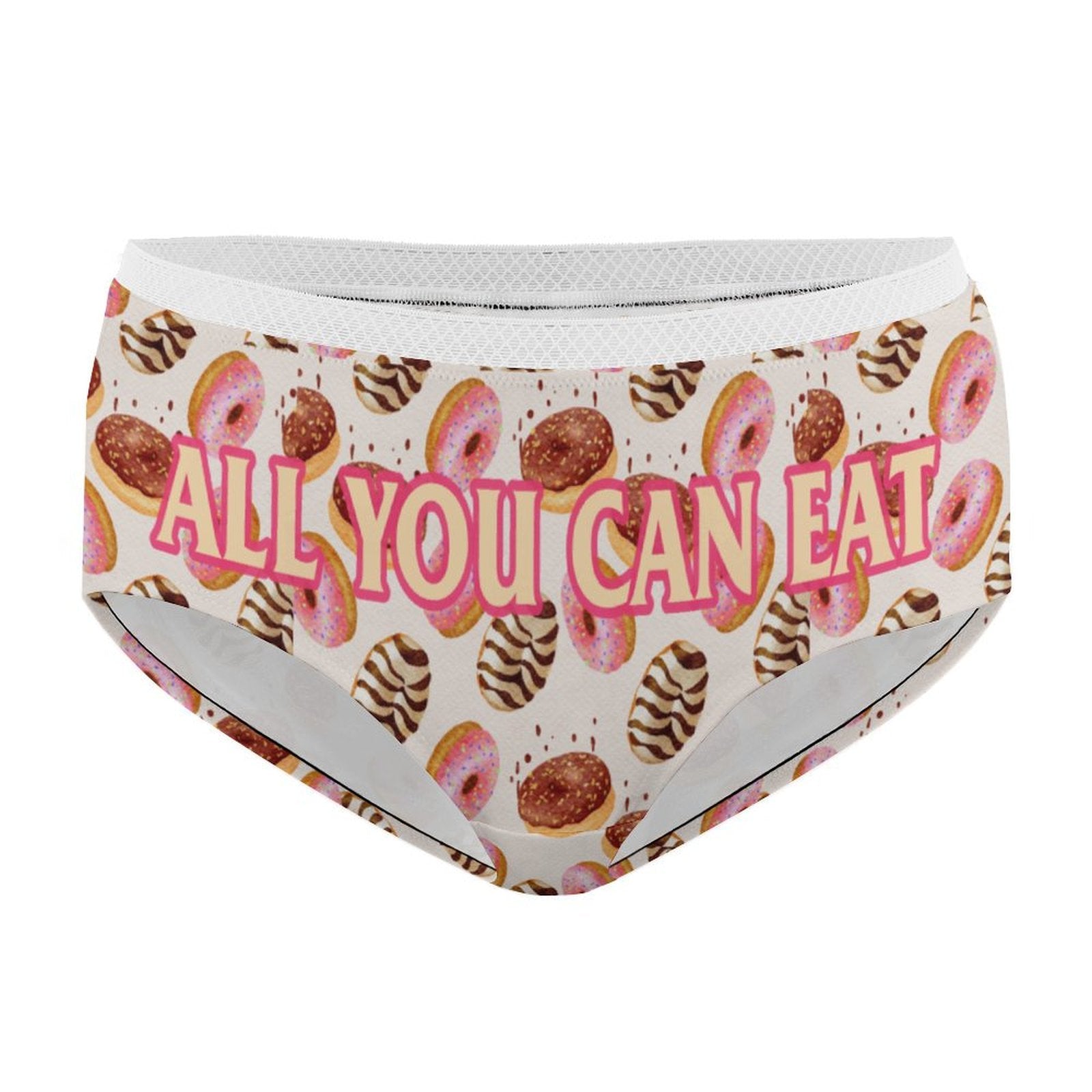 NenntBriy - Women's Lace Underwear Food Doughnut Pattern - Customized with photo&text