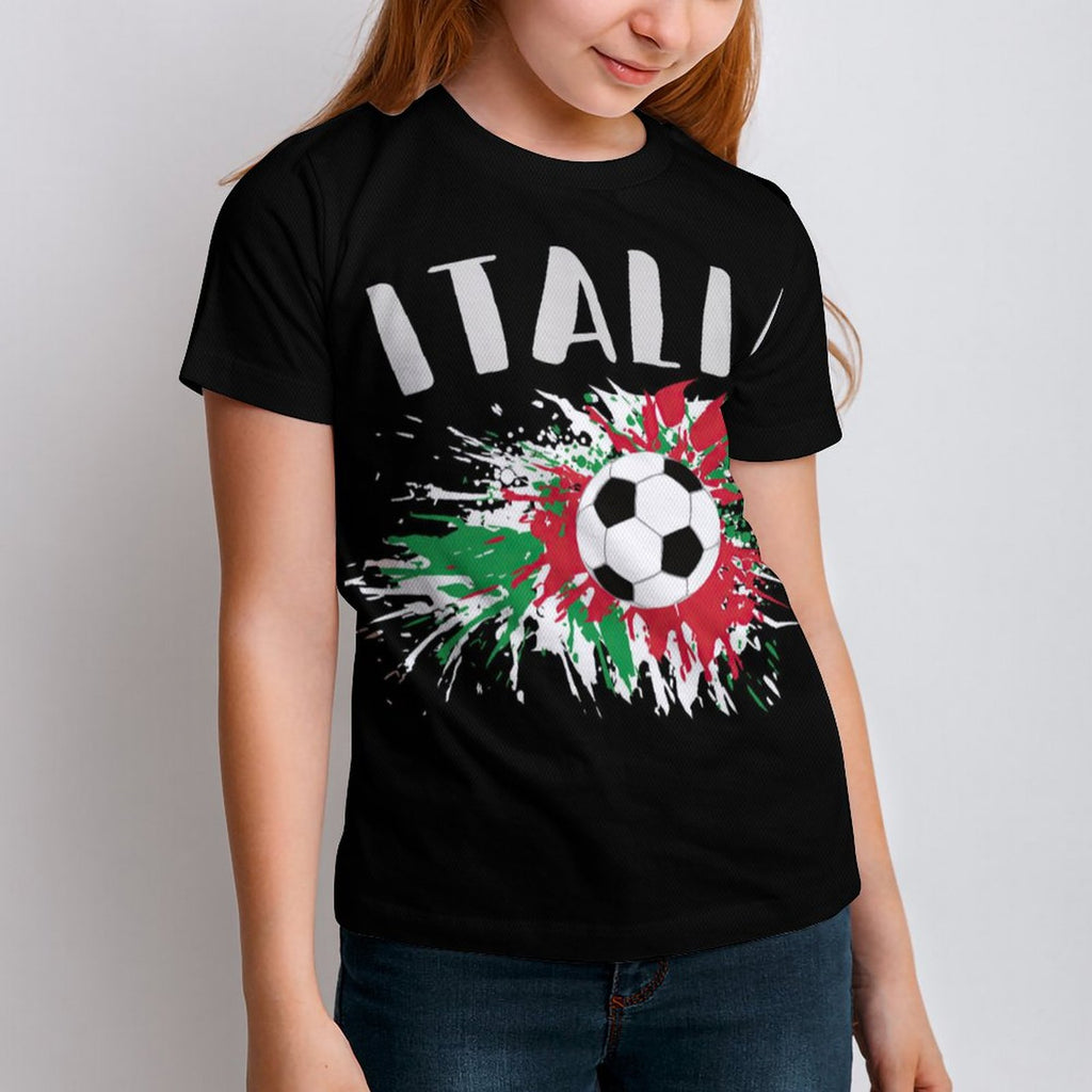 NenntBriy - Children's T-shirt Italia Soccer  - Customized with photo&text