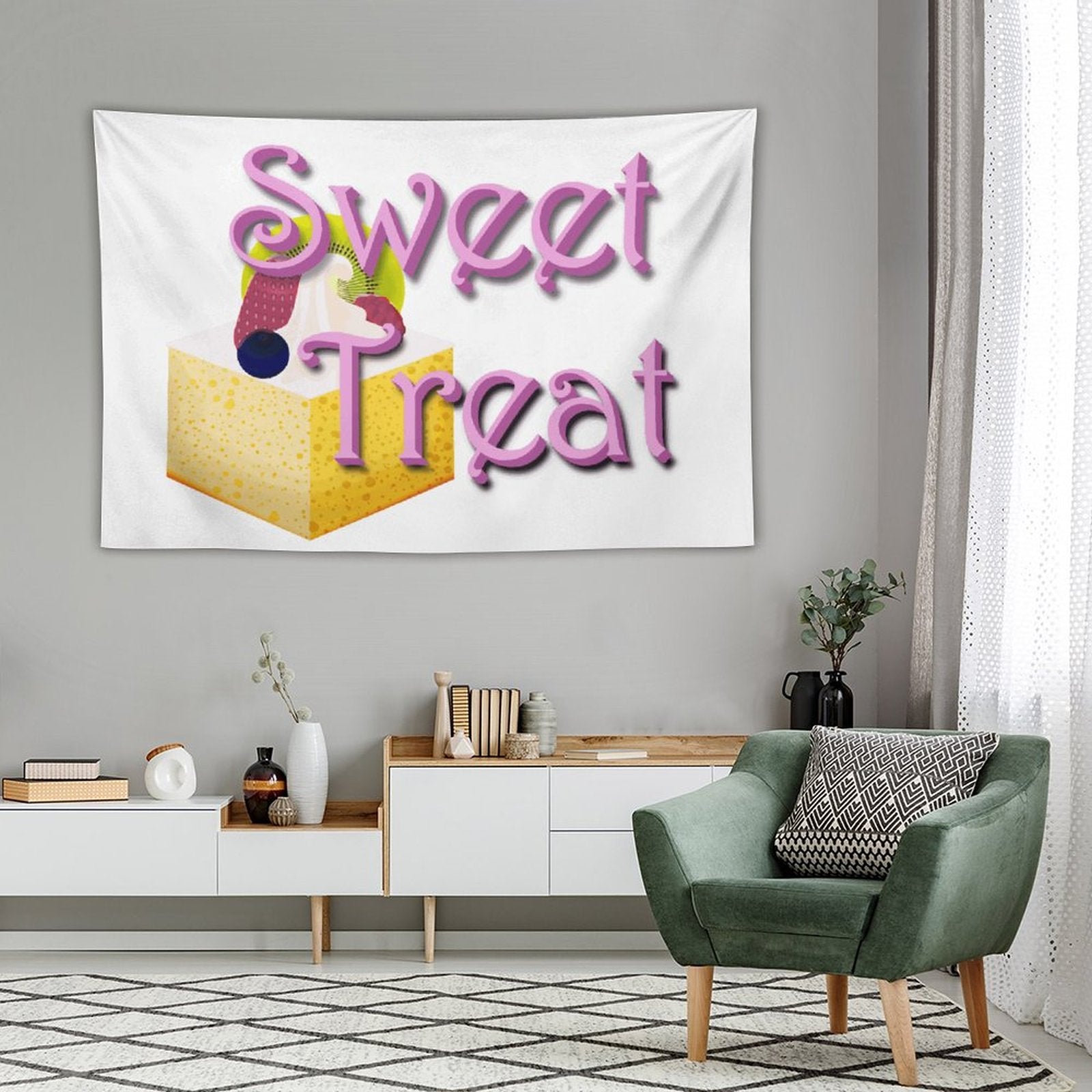 NenntBriy - Tapestries Cake, Dessert, Sweet  - Customized with photo&text