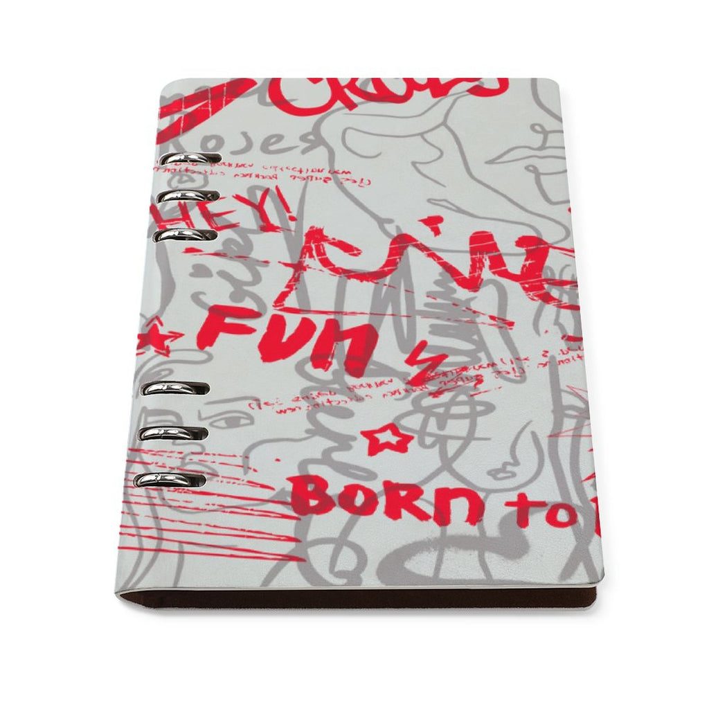 NenntBriy - Notebook Line, Red, Female - Customized with photo&text
