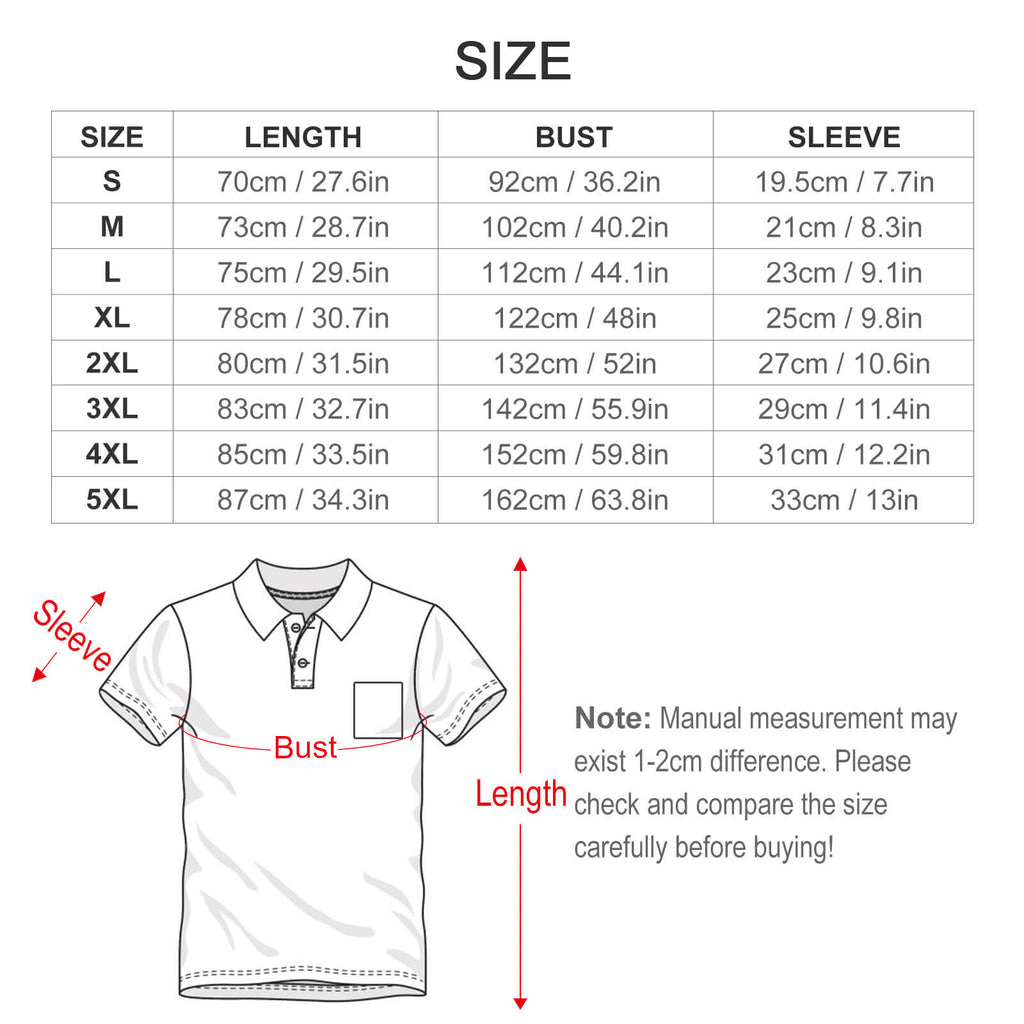 NenntBriy - Polo Shirt Hip-hop punk style artwork - Customized with Photo&Text