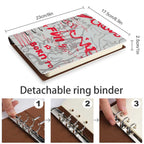 NenntBriy - Notebook Line, Red, Female - Customized with photo&text