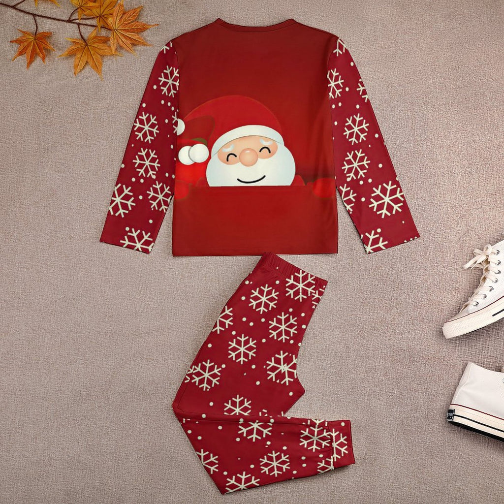 NenntBriy - Children's Pajama Suit Christmas Snow  - Customized with photo&text