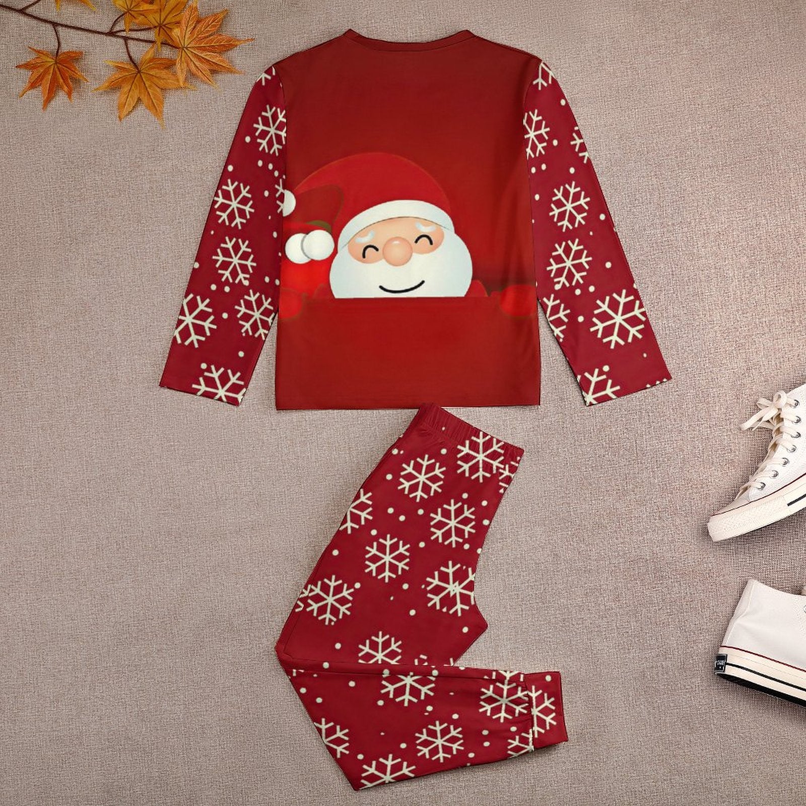 NenntBriy - Children's Pajama Suit Christmas Snow  - Customized with photo&text