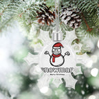 NenntBriy - Snowflake Pendant Snowman Mouth-muffle Graffiti - Customized with photo&text