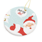 NenntBriy - Christmas Circle Merry Christmas, Happy Santa Claus - Customized with photo&text