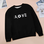 NenntBriy - Raglan Round Neck Sweater Soccer Girl - Customized with photo&text