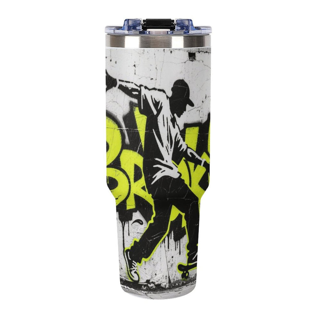 NenntBriy - Large Capacity Car Cup Vintage clip art from the 1980s - Customized with photo&text