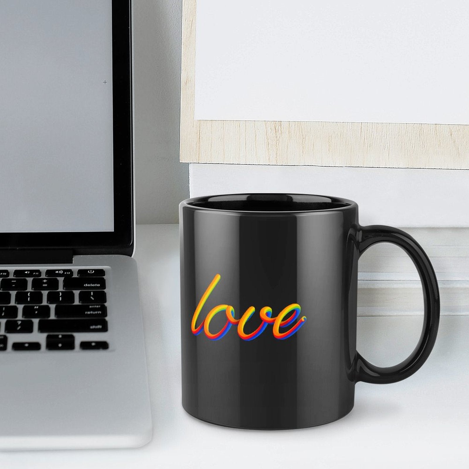 NenntBriy - Mug Love Type Font - Customized with photo&text