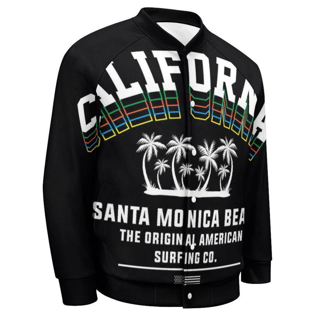 NenntBriy - All Print Baseball Uniform California, Seaside, Coconut Tree - Customized with photo&text