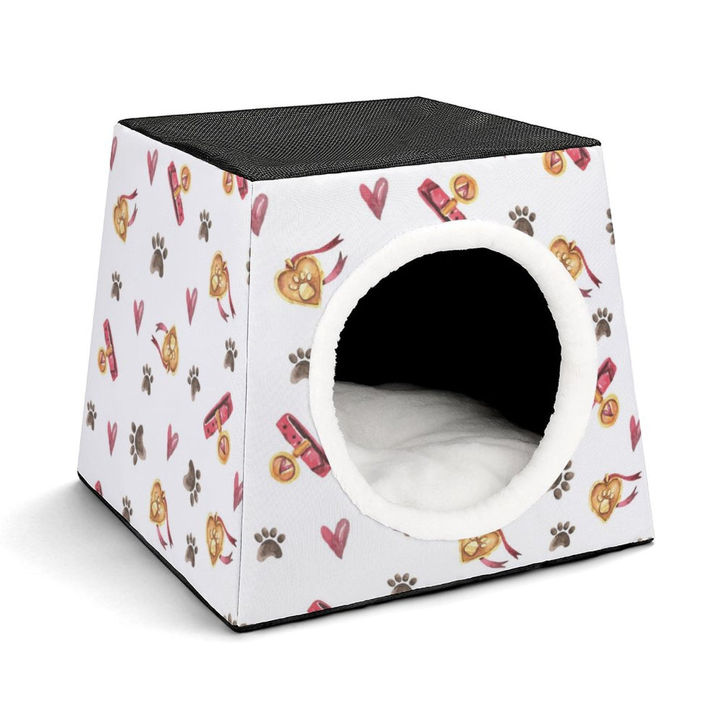 NenntBriy - Capsule Pet Waterloo Paw Print, Love, Repetition, Pet - Customized with photo&text