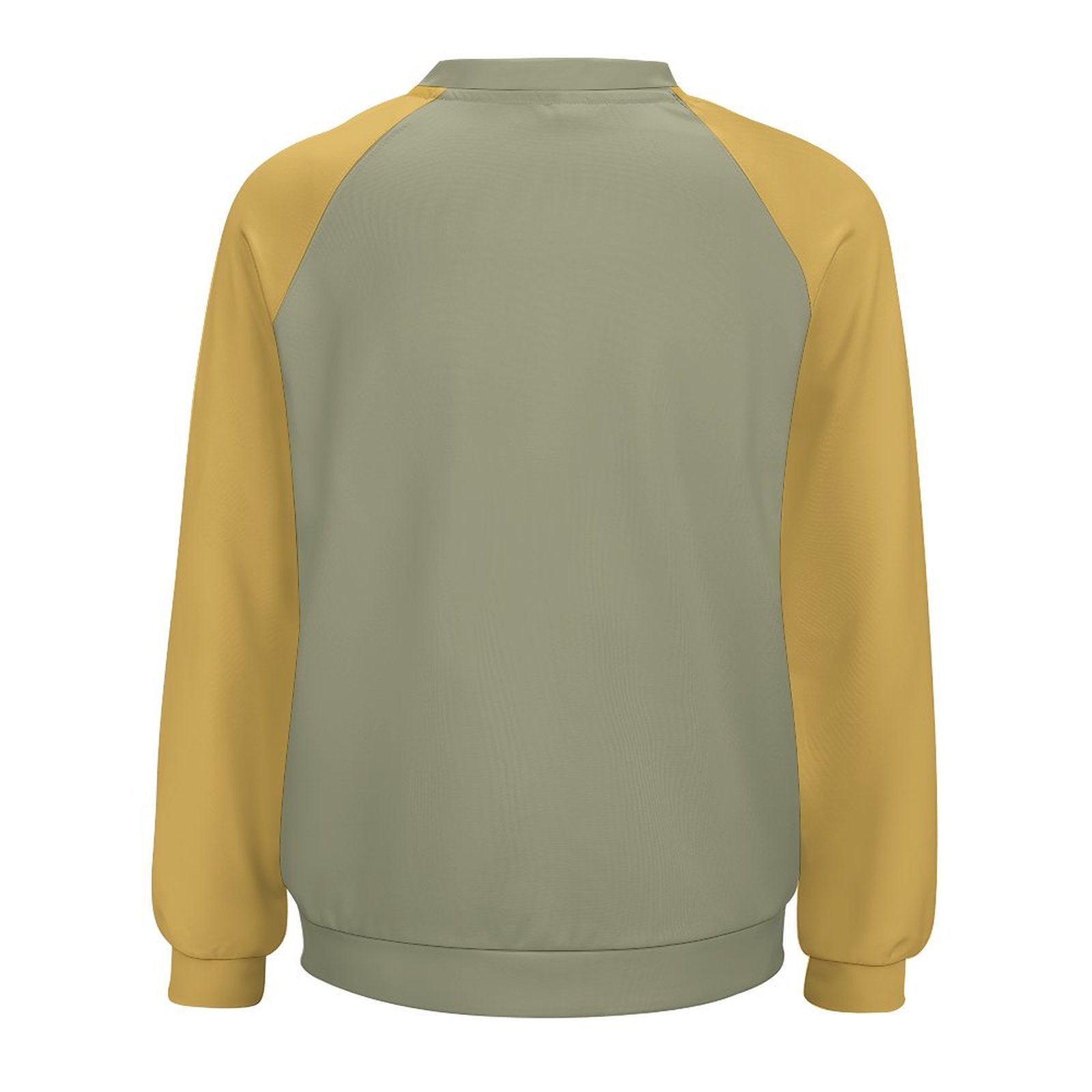 NenntBriy - Raglan Round Neck Sweater Retro Mushroom - Customized with photo&text