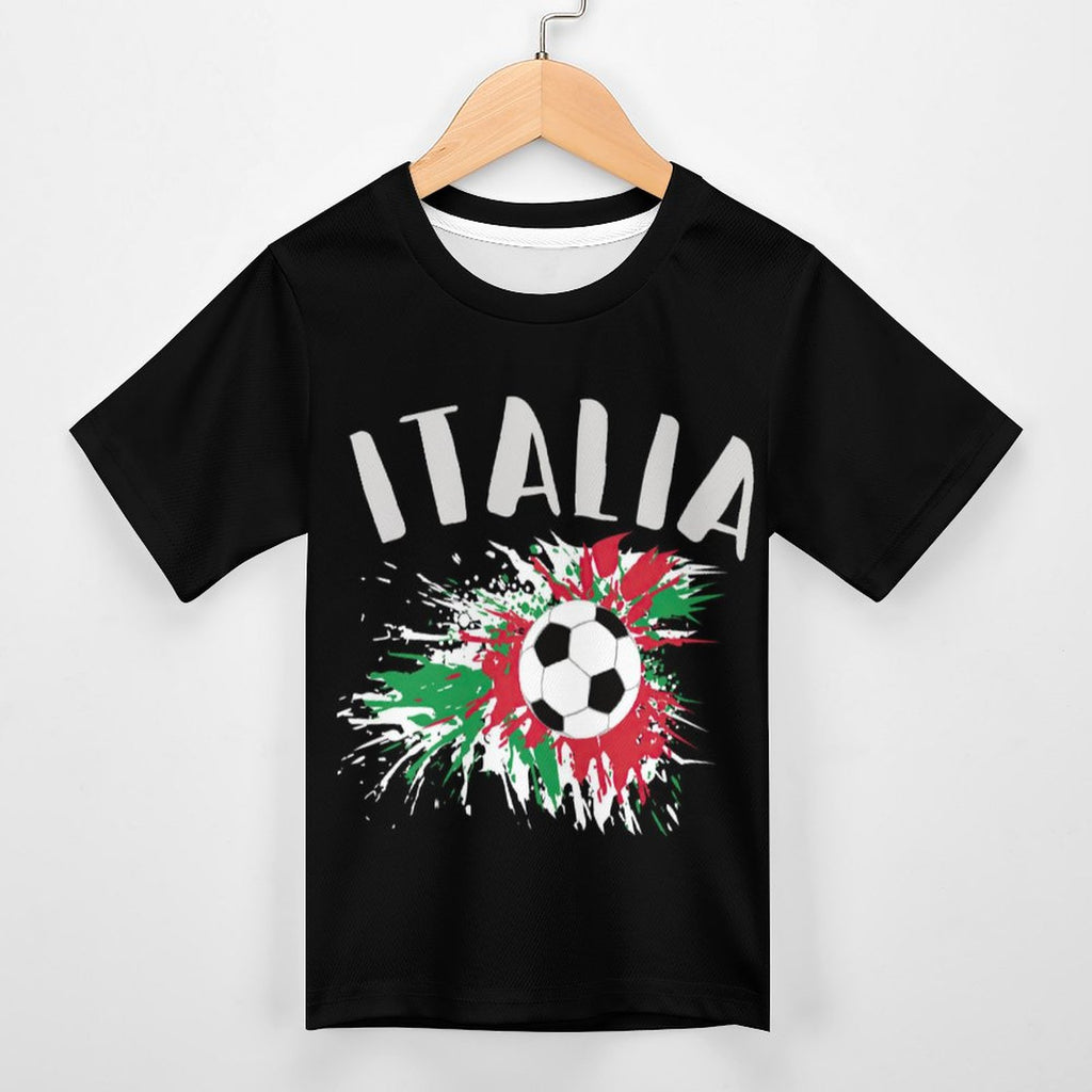 NenntBriy - Children's T-shirt Italia Soccer  - Customized with photo&text