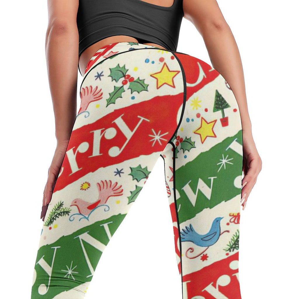 NenntBriy - Yoga Pants for Women Happy New Year - Customized with photo&text