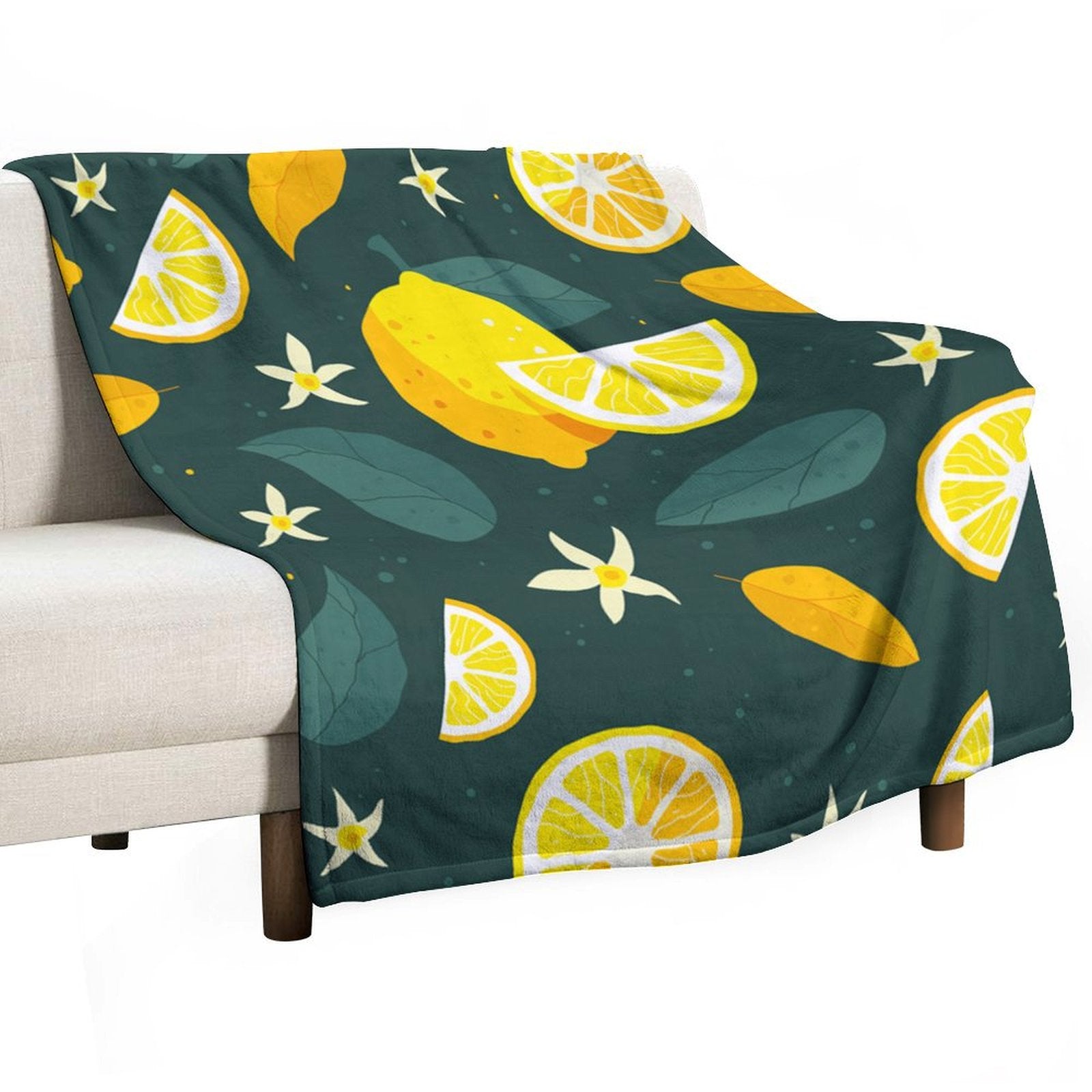 NenntBriy - Blanket round outdoor picnic mat - Customized with photo&text