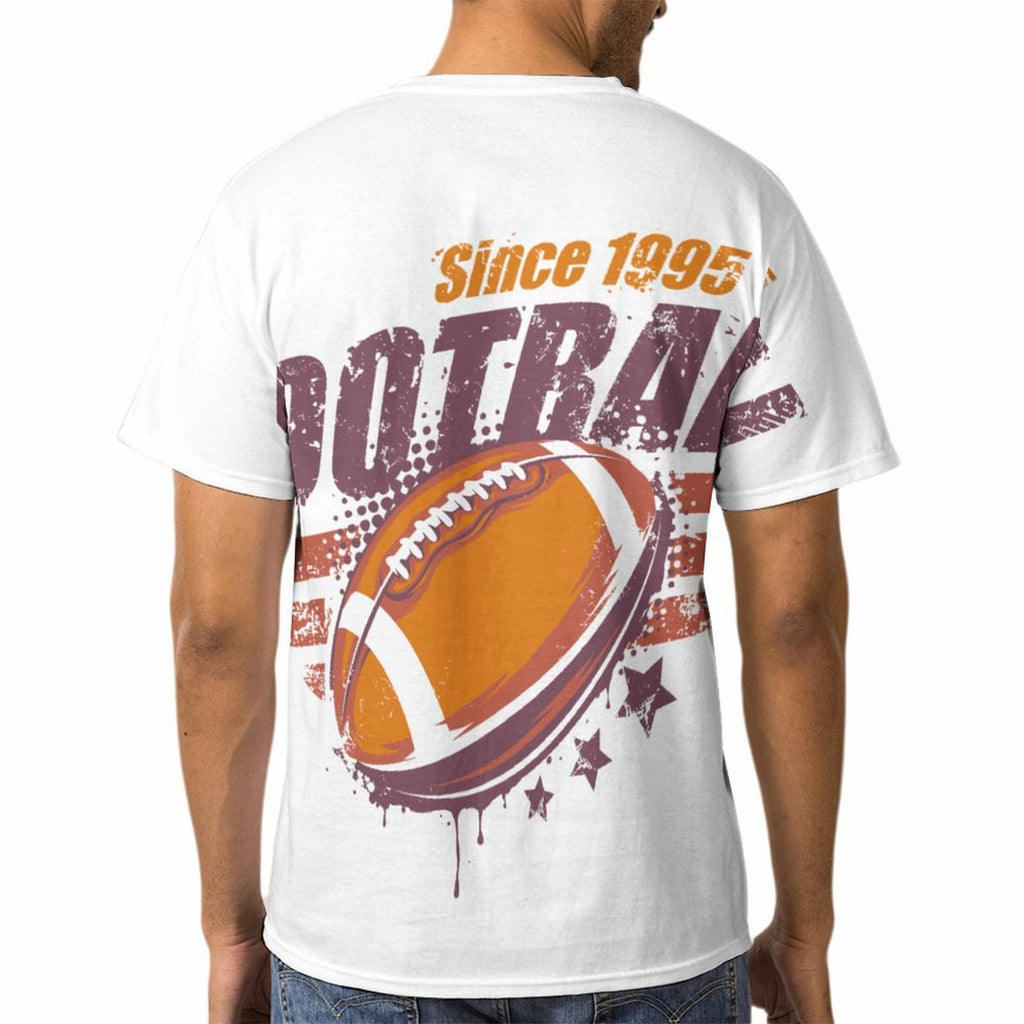 NenntBriy - Men's Short Sleeve T-Shirt Football - Customized with photo&text