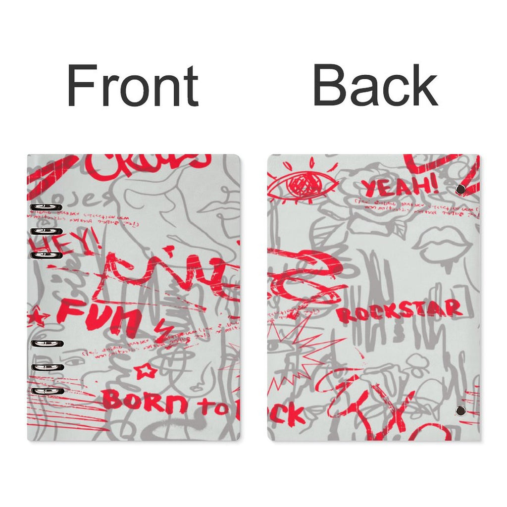 NenntBriy - Notebook Line, Red, Female - Customized with photo&text