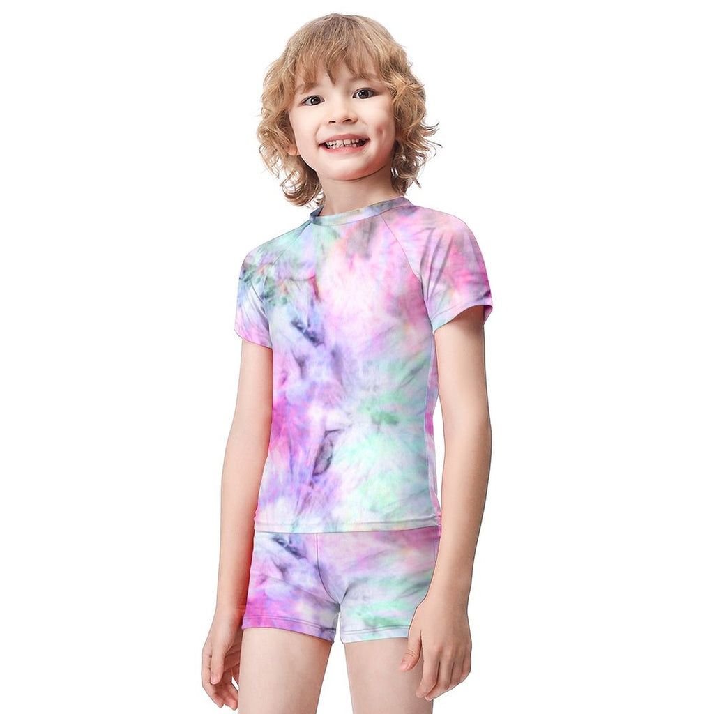 NenntBriy - Boy's Swimsuit Watercolour  - Customized with photo&text