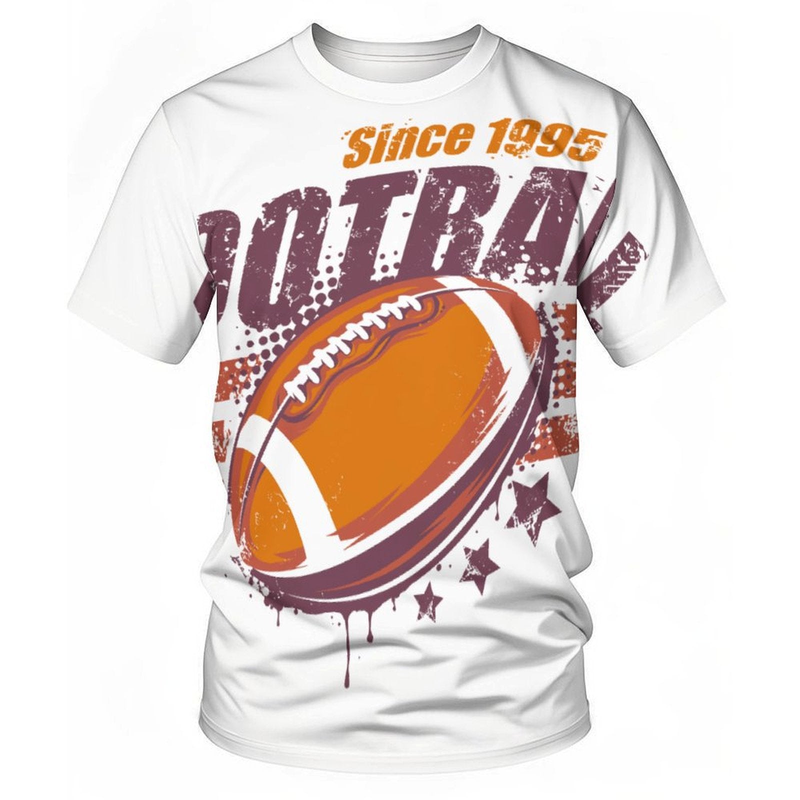 NenntBriy - Men's Short Sleeve T-Shirt Football - Customized with photo&text