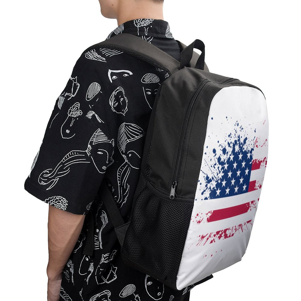 NenntBriy - 17 Inch Shoulder Backpack  - Customized with photo&text