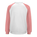 NenntBriy - Raglan Round Neck Sweater Merry Christmas Pink Trees - Customized with photo&text