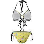 NenntBriy - Bikini Funky 80s Eighties Memphis Pattern Design - Customized with photo&text