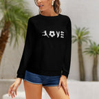 NenntBriy - Raglan Round Neck Sweater Soccer Girl - Customized with photo&text