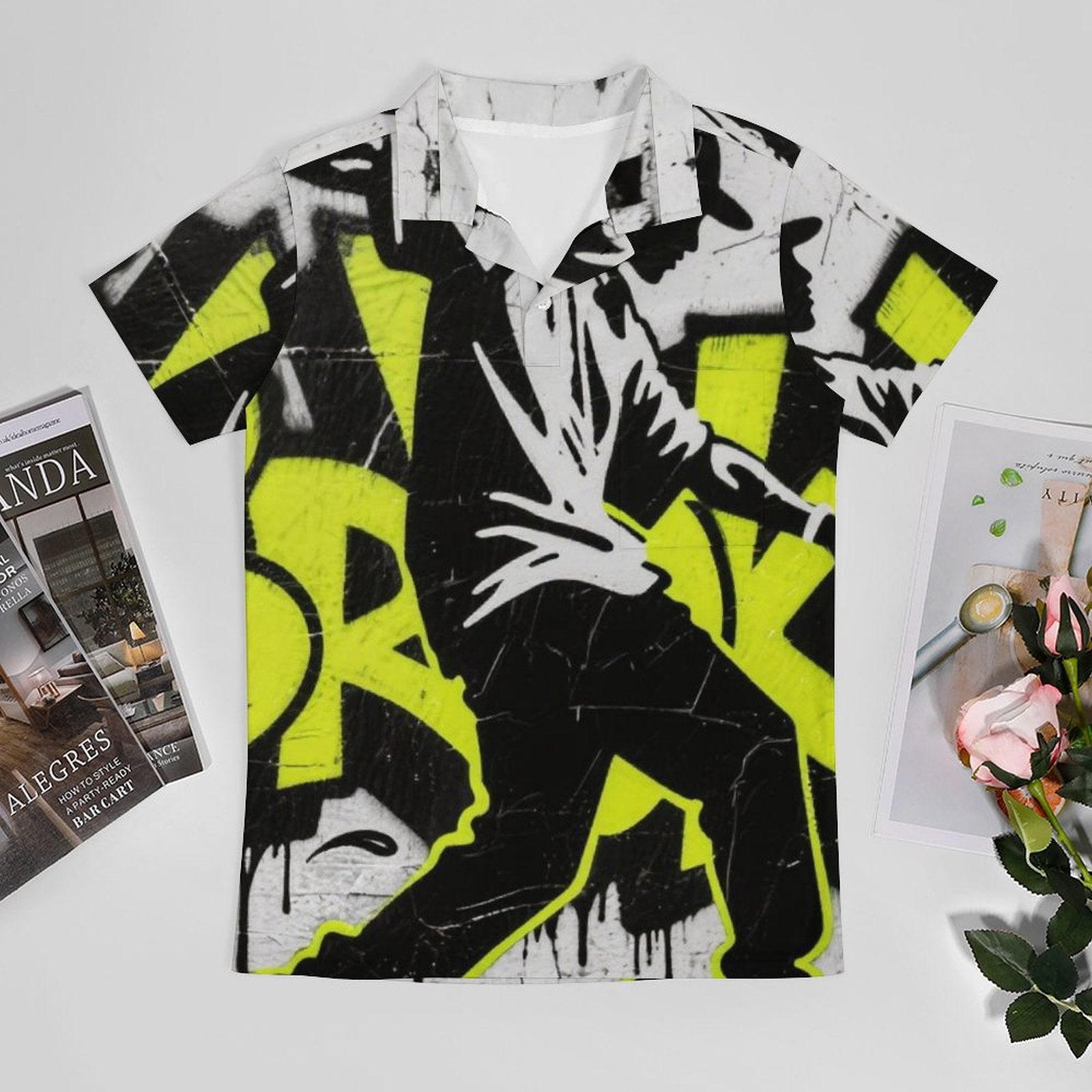 NenntBriy - Polo Shirt Hip-hop punk style artwork - Customized with Photo&Text